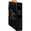 Multi-mode, ST Connector, 4-port 10/100 Mbps with 1 fiber port Switch with Power Input +12 VDC ~ +48 VDC (RoHS)ICP DAS